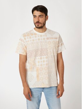 Guess Guess T-Shirt 166639 Beżowy Classic Fit