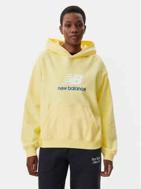 New Balance New Balance Pulóver WT51501 Sárga Oversize