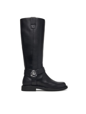 KARL LAGERFELD KARL LAGERFELD Kozačky Sadie KL47496 Černá