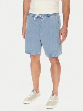 Mustang Mustang Jeansshorts Prague 1016652 Blau Loose Fit