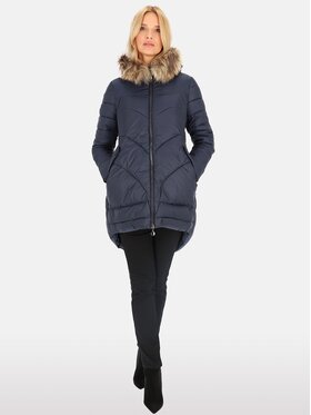 Perso Perso Dámska bunda BLHMK8504FR Tmavomodrá Regular Fit