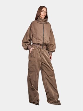 MADE BY SOCIETY MADE BY SOCIETY Kurtka anorak Veire Mocha - J27717 Brązowy Basic Fit