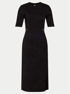 DKNY DKNY Strickkleid P4AUAN33 Schwarz Slim Fit