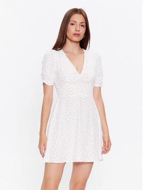 Glamorous Glamorous Sukienka codzienna CK7065 Biały Slim Fit