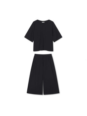 White pocket White pocket Piżama day&night Czarny Oversize