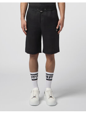 PHILIPP PLEIN PHILIPP PLEIN Pantaloncini di tessuto 30022 Nero Regular Fit