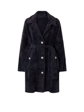 PINKO PINKO Pelliccia Zante cappotto similpelliccia Nero Oversize