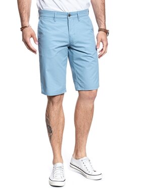 Mustang Mustang Szorty jeansowe CHINO SHORT Niebieski Slim Fit