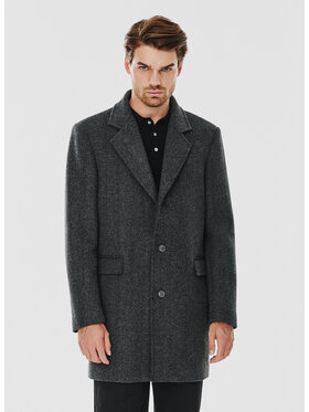 Pako Lorente Pako Lorente Płaszcz P24WF-7X-014 Szary Classic Fit