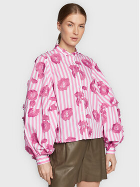 Custommade Custommade Koszula Bondie 999326254 Różowy Relaxed Fit