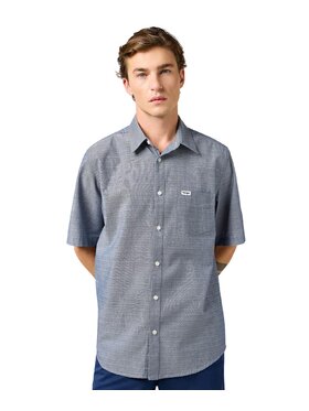 Wrangler Wrangler Koszula 112362378 Granatowy Regular Fit