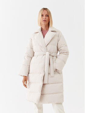 Marella Marella Zimní kabát Gessy 2334960237 Écru Regular Fit