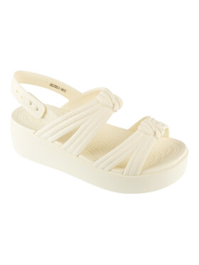 Crocs Crocs Sandali Brooklyn Knot Low Wedge Sandal Beige