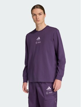 adidas adidas Longsleeve Mercedes - AMG Petronas Formula One Team Fioletowy Loose Fit