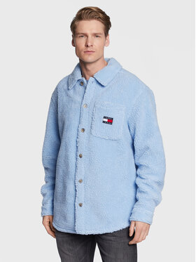 Tommy Jeans Tommy Jeans Veste de mi-saison Sherpa DM0DM15615 Bleu Overshirt Fit