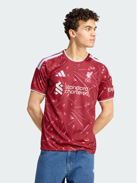 adidas adidas Koszulka techniczna 169678 Czerwony Slim Fit