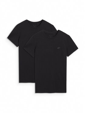4F 4F T-Shirt MIDSHOP TEXTILE Czarny Regular Fit