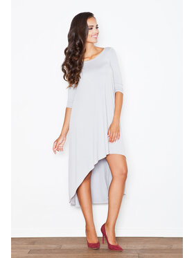 FIGL FIGL Šaty M392 Šedá Regular Fit