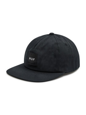 HUF HUF Шапка с козирка Ess. Unstructured Box Sna HT00544 Черен