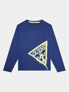 Guess Guess Majica L3BI26 I3Z14 Tamnoplava Regular Fit