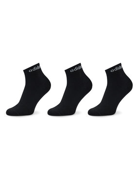 adidas adidas Σετ 3 ζευγάρια ψηλές κάλτσες unisex IC1305 Μαύρο