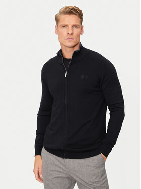 KARL LAGERFELD KARL LAGERFELD Strickjacke 655004 544399 Schwarz Regular Fit