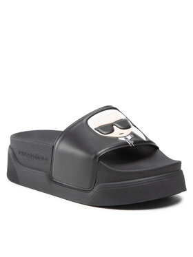 KARL LAGERFELD KARL LAGERFELD Klapki KL88808 Czarny
