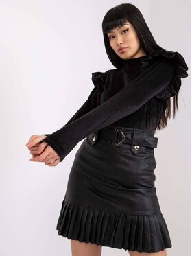 ITALY MODA ITALY MODA Bluzka 223816 Czarny Regular Fit