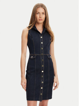 Guess Guess Дънкова рокля W5YK24 D5PW1 Тъмносин Regular Fit