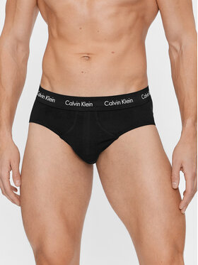 Calvin Klein Underwear Set Od 3 Para Muških Slip Gaća 0000U2661G Crna