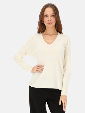 L’AF L’AF Sweter Nomi Kremowy Regular Fit