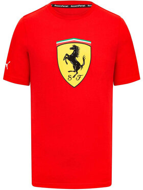Puma Puma T-Shirt Scuderia Ferrari Czerwony Regular Fit