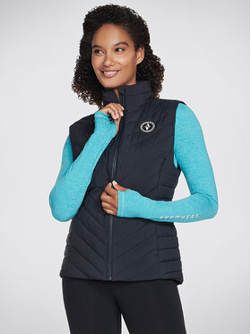 Skechers Skechers Безрукавка Goshield Everyday Vest JA7 Чорний Regular Fit