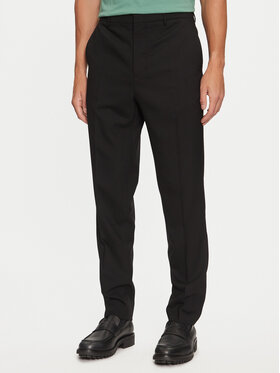 AMI PARIS AMI PARIS Pantaloni din material HTR013.WV0044 Negru Regular Fit