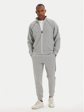 BOSS BOSS Dres 50555906 Szary jasny Regular Fit