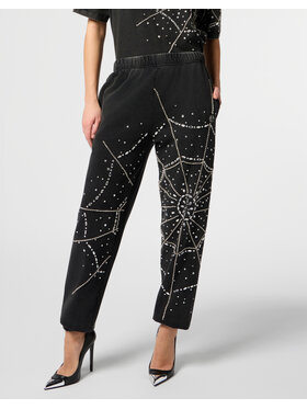 PHILIPP PLEIN PHILIPP PLEIN Spodnie dresowe 29850 Czarny Jogger Fit