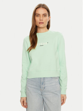 Guess Jeans Guess Jeans Bluză W5RQ28 K68I4 Verde Regular Fit