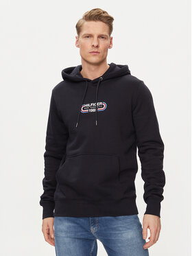 Tommy Hilfiger Tommy Hilfiger Majica dugih rukava Track Graphic MW0MW34445 Tamnoplava Regular Fit