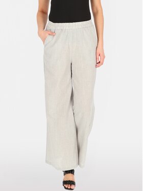 Perso Perso Spodnie damskie PTE252689F Szary Regular Fit