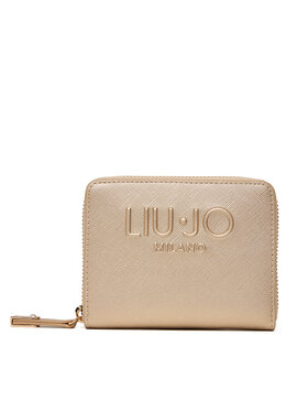 Liu Jo Liu Jo Голям дамски портфейл Ecs M Zip Around AF5156 E0087 Златист
