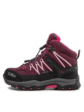 CMP Trekking čevlji Kids Rigel Mid Trekking Shoe Wp 3Q12944 Bordo Rdeča