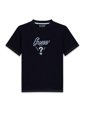 Guess Guess T-Shirt L6GI06 K8HM4 Tmavomodrá Relaxed Fit