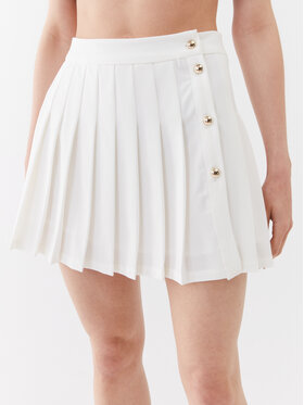 Liu Jo Liu Jo Gonna plissettata WA3380 T3324 Bianco Regular Fit