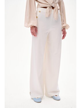 blue shadow blue shadow Spodnie damskie Endorfina Écru Regular Fit