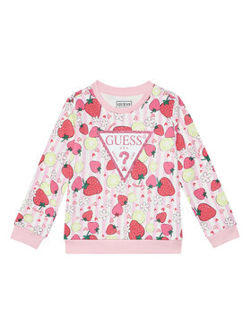 Guess Guess Bluză K6GQ00 KA6R4 Roz Regular Fit
