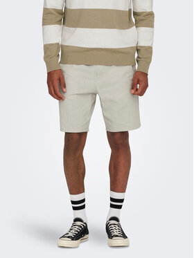 Only & Sons Only & Sons Szorty materiałowe 22024967 Szary Loose Fit