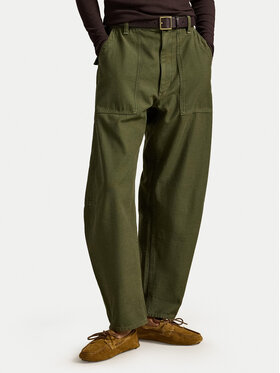 Polo Ralph Lauren Polo Ralph Lauren Bavlnené nohavice 211A93147002 Zelená Relaxed Fit