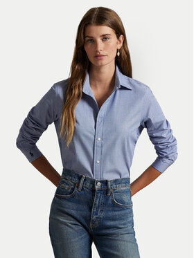 Polo Ralph Lauren Polo Ralph Lauren Риза 211941509004 Светлосиньо Slim Fit