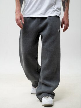 Jigga Wear Jigga Wear Spodnie dresowe 131672 Szary Baggy Fit