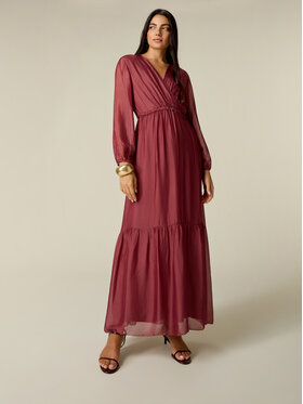 Oltre Oltre Abito da sera 7080J000970N0H6 Bordeaux A-Line Fit